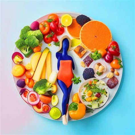 Persona disfrutando de una comida equilibrada
