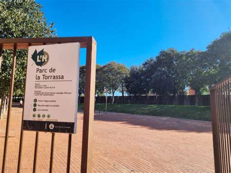 Mapa de ubicación del Parc de la Torrassa y Parc de la Granvia en L'Hospitalet de Llobregat