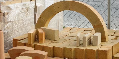 Detalle de colocación de ladrillos refractarios