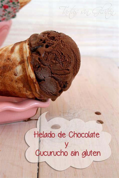 Helado sin gluten en cucurucho