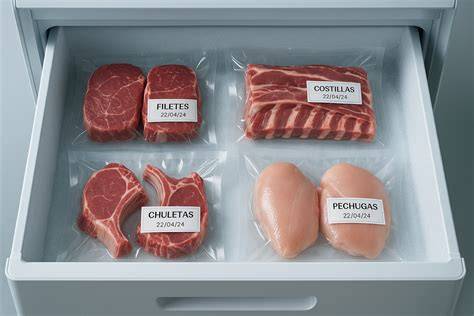 Carne de cordero fresca y congelada