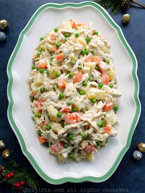 Ingredientes para ensalada de gallina
