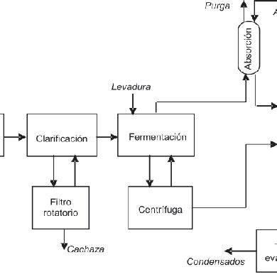 Esquema del proceso de obtención de la levadura de cerveza
