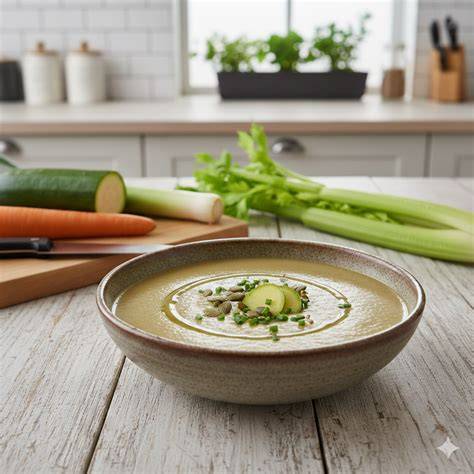 Cocción de verduras para crema