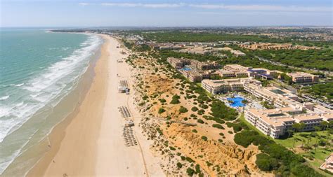 Mapa de ubicación de la Playa de La Barrosa en Chiclana