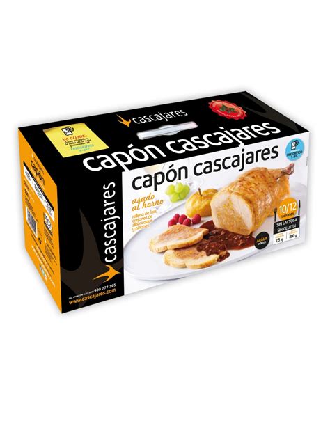 Instrucciones de preparación del Capón Cascajares asado