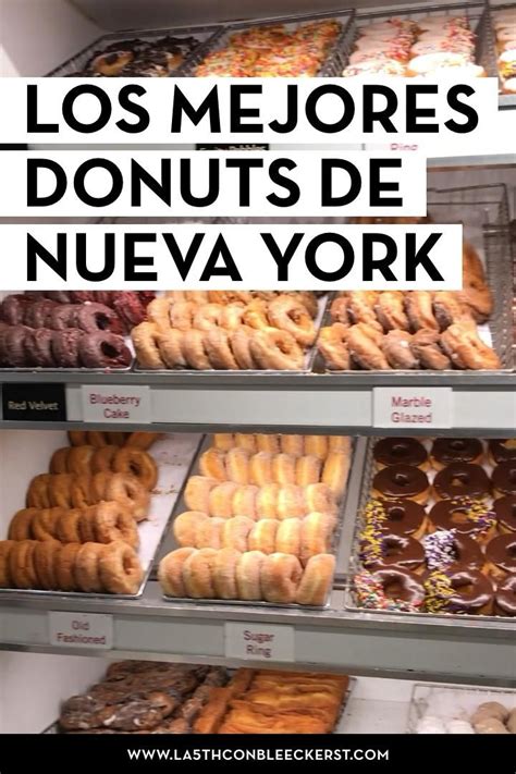 Variedad de donuts en Nueva York