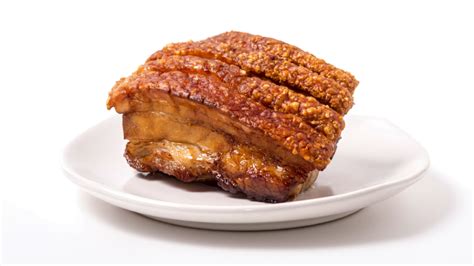 Panceta de cerdo crujiente y jugosa