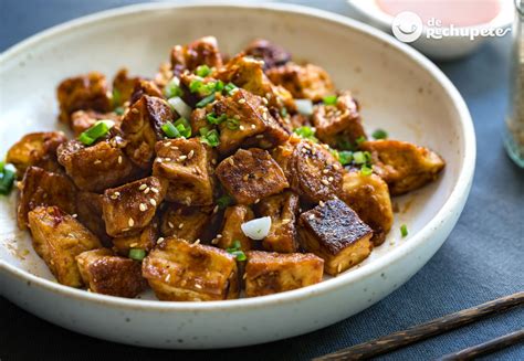 Esquema de preparación del tofu marinado