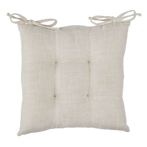 Cojín galleta color beige 38x38 cm