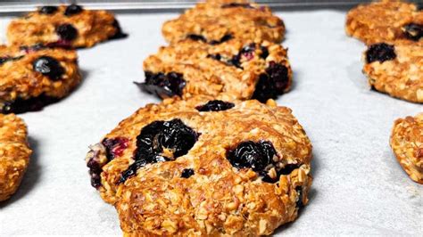 Galletas de avena y arándanos