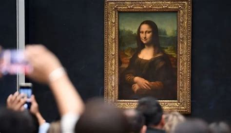 Cristal blindado protegiendo la Mona Lisa