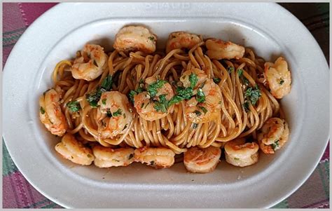 Gambas salteadas para pasta