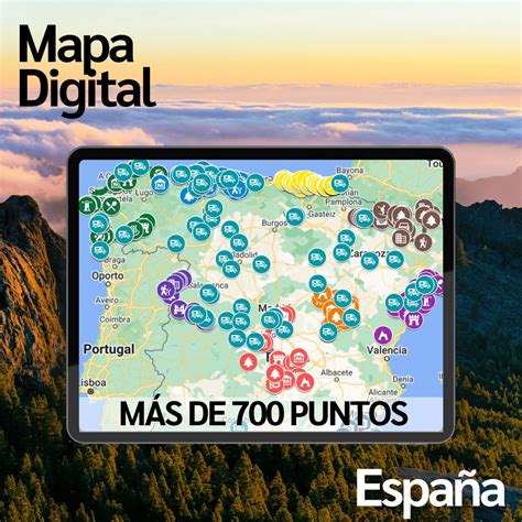 Mapa del Berguedá con puntos de interés