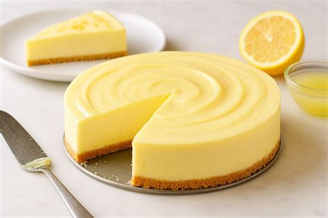 Tarta de limón sin horno desmoldada