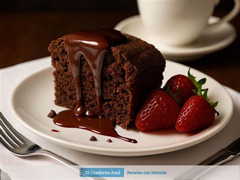 Bizcocho de chocolate recién hecho en una taza