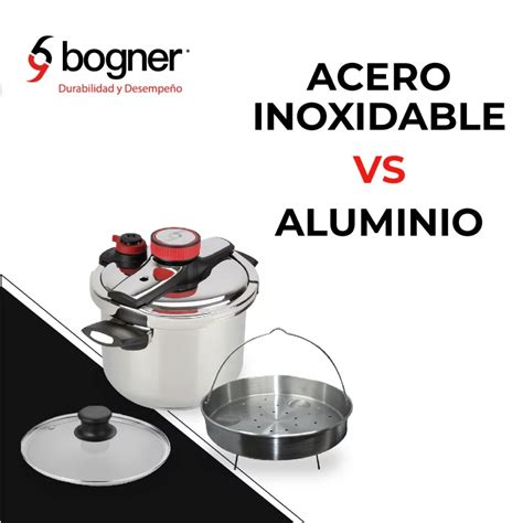 Comparativa de ollas a presión: acero inoxidable vs. aluminio