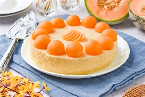 Tarta de melón decorada