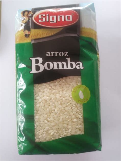 Paquete de arroz bomba de una marca reconocida