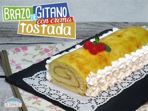 Ingredientes del Brazo de Gitano de Yema Tostada