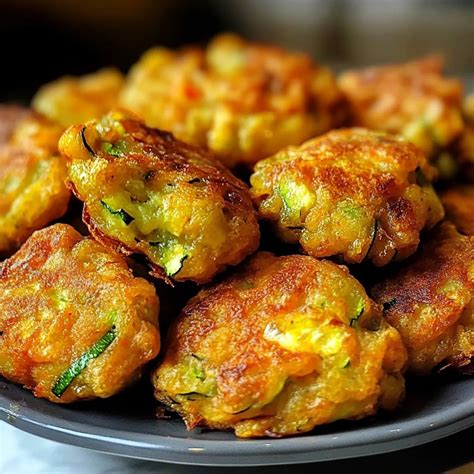 Variedad de buñuelos de verduras