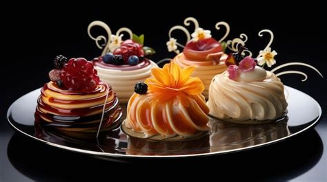 Presentación de postres en La Sopa Boba