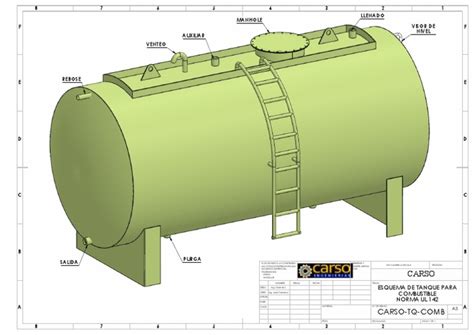 Esquema de un tanque de fermentación con sus componentes