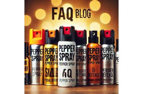 Componentes químicos del spray de pimienta