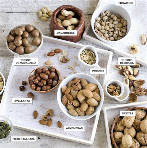 Diferentes tipos de pan con frutos secos