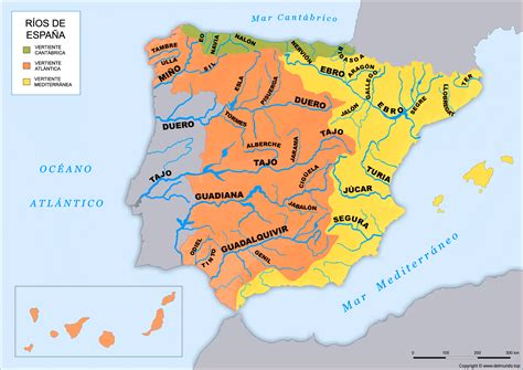 Mapa de la región de Millars en España