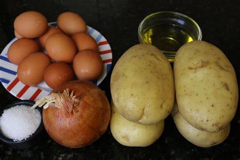 Ingredientes para Patatas a la Andaluza