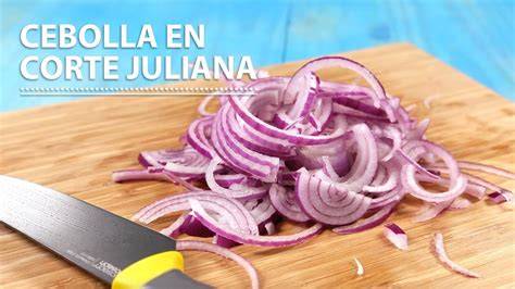 Cebollas en juliana