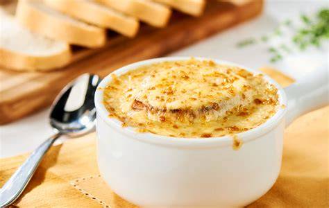 Gratinado de cebollas con queso