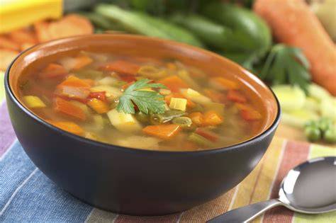 Receta de caldo de verduras casero en Thermomix