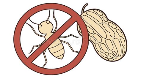Señal de advertencia de alergia a los cacahuetes