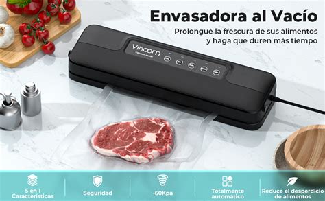 Envasadora al vacío y bolsas aptas para cocción