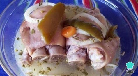 Patas de cerdo a la vinagreta