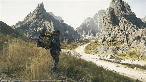 Interfaz de fabricación de equipo en Death Stranding