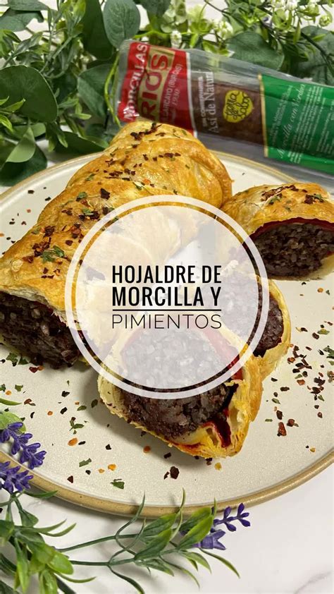 Ingredientes para morcilla en hojaldre