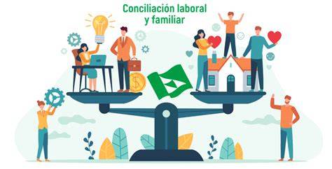 Infografía sobre derechos de conciliación familiar y laboral