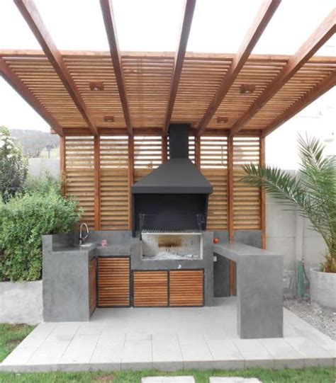 Organización de espacio para barbacoa