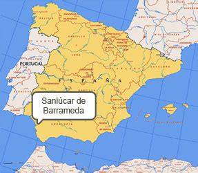 Mapa de Sanlúcar de Barrameda y su ubicación