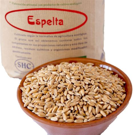 Espelta en grano y espelta hinchada