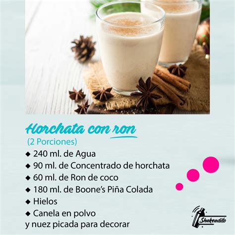 Ingredientes básicos para horchata de arroz