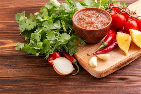 Ingredientes para salsa picante