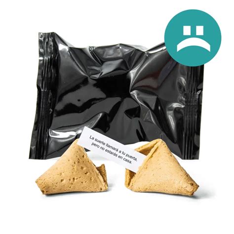 Ejemplos de mensajes de mala suerte en las galletas
