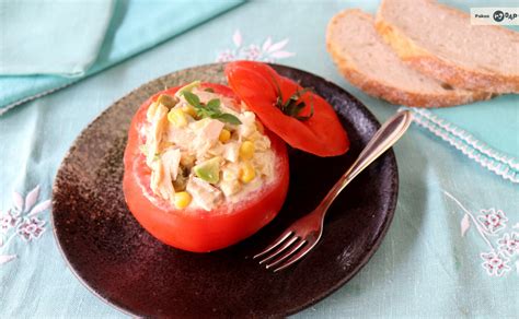 Relleno de atún y tomate