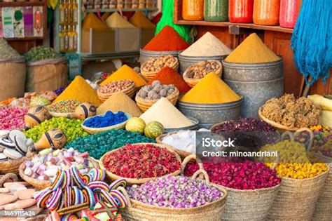 Zoco de especias en Marruecos