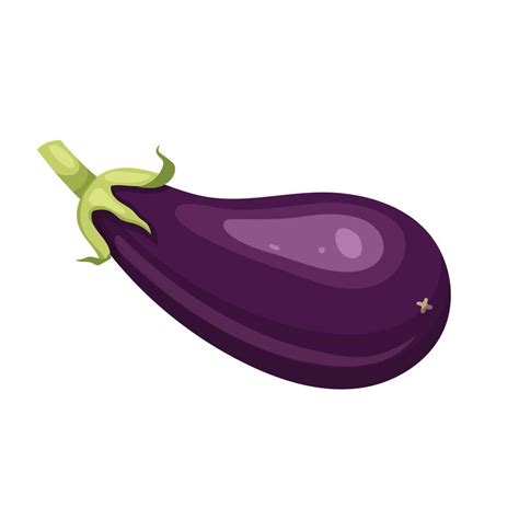 Berenjena partida a la mitad animada png