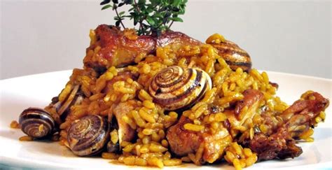 Arroz con conejo y caracoles de Elías